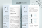 Simple Resume Template Nelson, a Resume Template by AdeevaResume (Thumbnail 1 of 4)