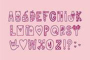Roses Are Rad Font, a Font by Rad And Happy (Thumbnail 2 of 3)