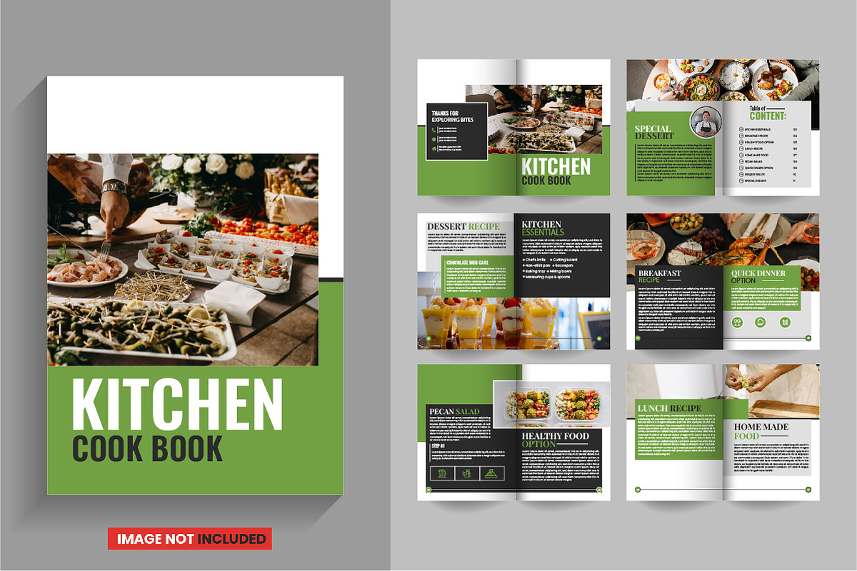 Kitchen Cook book Recipe Book, a Brochure Template by Tanuart (Photo 1 of 2)