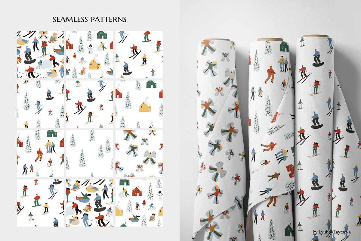 Winter season clipart, a Seasonal Illustration by LyubovZaytseva (Photo 9 of 15)