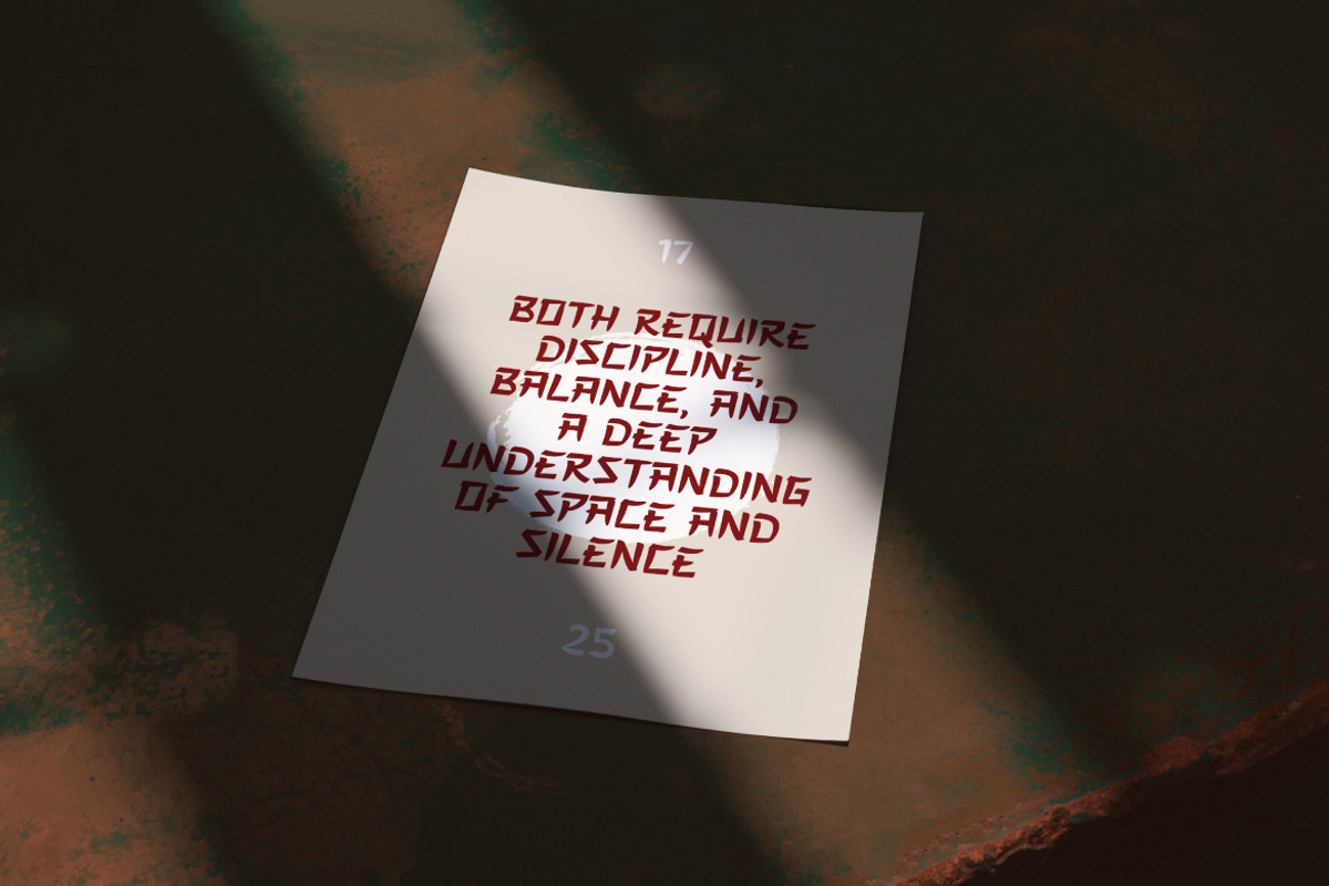 Takayama Japanese Display Style Font, a Sans Serif Font by Catalystco Studio (Photo 7 of 7)