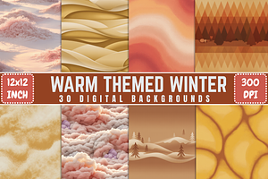 Warm Winter Digital Backgrounds, a Background Photo by Ink Gallery