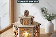 Christmas Candle Holder with Lid, a Graphic by AtacanDigital (Thumbnail 5 of 16)