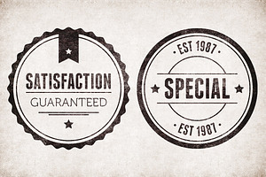 Vintage Badges Vector Pack 2