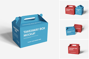 Takeaway Box Mockup, a Product Mockup by MrLetters