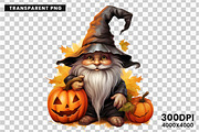 Halloween Fall Gnome Witch Bundle, a Seasonal Illustration by Creative Arslan (Thumbnail 9 of 9)