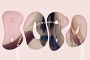ok cool, metallic bubble font duo, a Font by ana & yvy (Thumbnail 11 of 18)