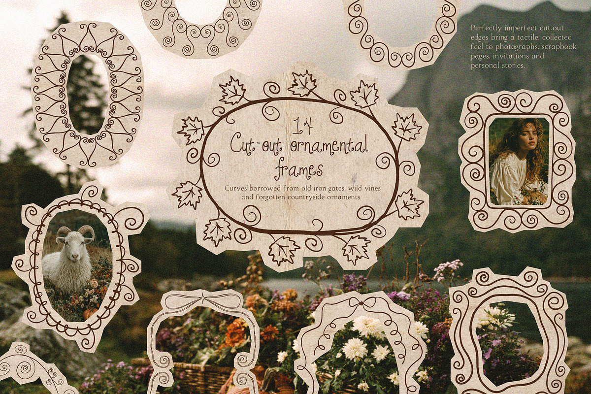 The Winding Garden Frames & Symbols, an Object Graphic by lokko studio (Photo 2 of 8)