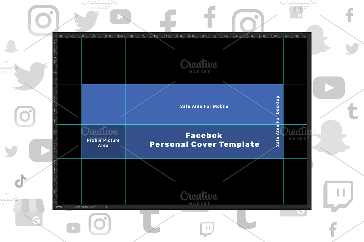Social Media kit Guide, a Social Media Template by Nazim's Shop (Photo 2 of 10)