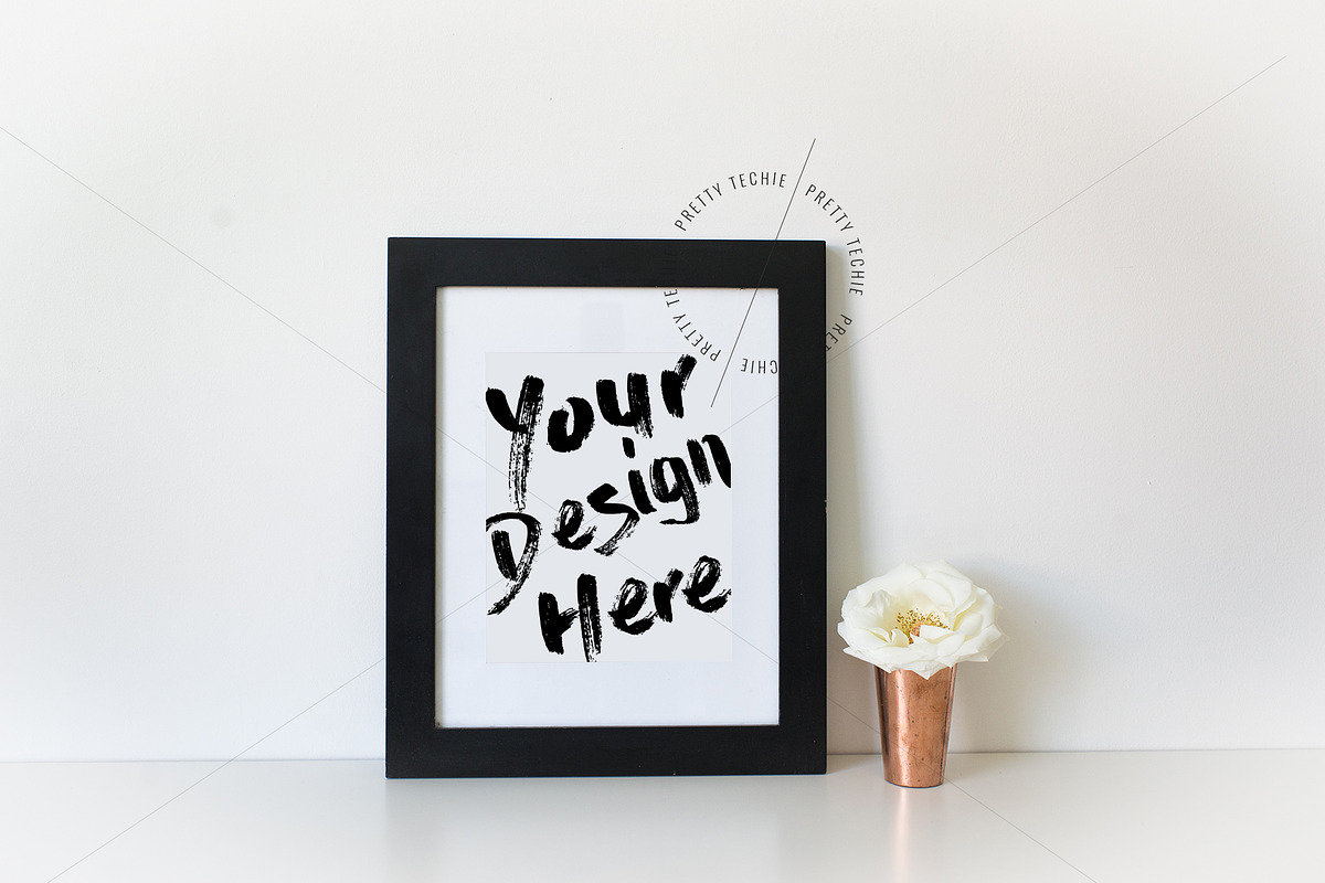 Plain Vertical Frame Mockup 8x10, a Print Template by Pretty Techie (Photo 2 of 3)