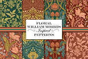 Autumn Boho William Morris Patterns, a Pattern Graphic by RachelStudio (Thumbnail 1 of 10)