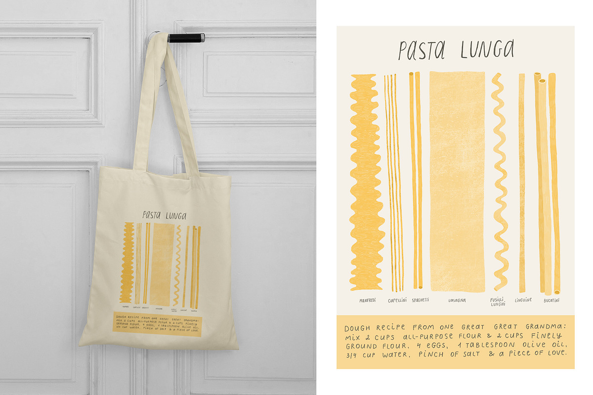 La Pasta, a Food Illustration by Annakniaz (Photo 5 of 14)