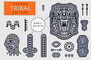 Modern Techno Tribal Pattern, a Graphic by Savgraf (Thumbnail 5 of 6)