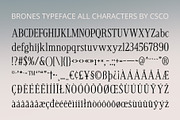 Brones – Classic Font, a Serif Font by Craft Supply Co. (Thumbnail 8 of 8)