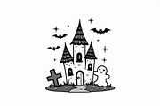 Spooky Halloween Clipart Set, an Illustration by BIPLOB EXPERT (Thumbnail 15 of 26)