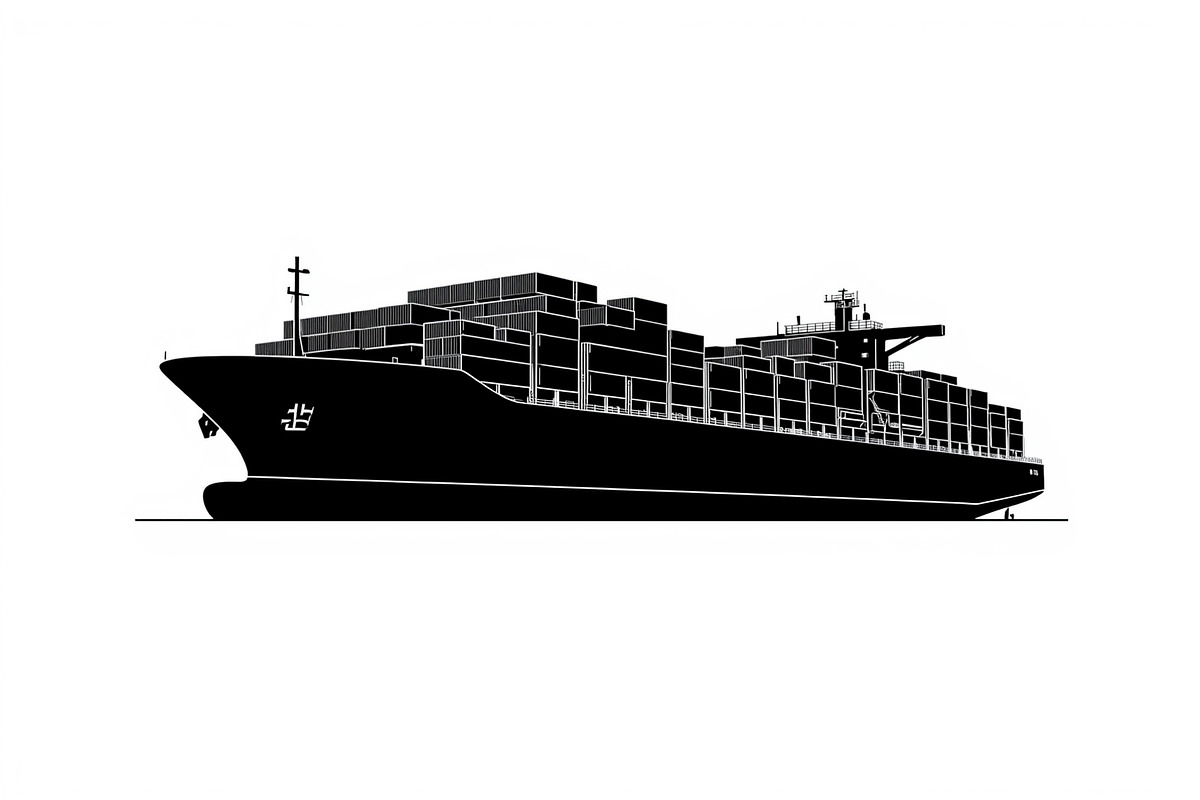 Ocean Ship & Boat Vector Silhouettes, an Illustration by jahid234 (Photo 6 of 9)