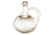 Olive oil hand drawn design elements, a Food Illustration by Tierre3012 (Thumbnail 4 of 4)