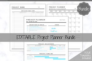 Project Planner Printable Bundle!