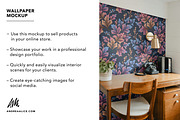 Wallpaper Mockup - Cabin Office 1, a Household Mockup by Andrea Muller (Thumbnail 2 of 6)