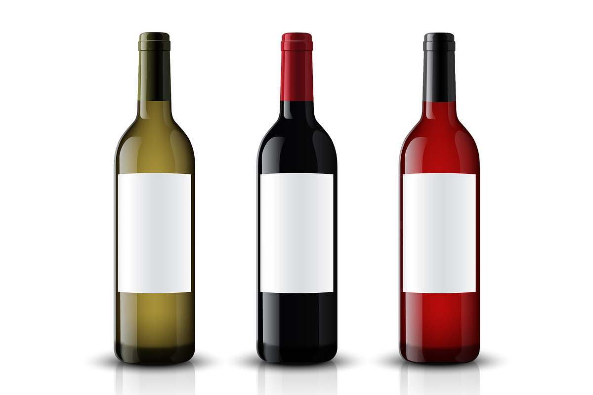 Wine bottle. Mock-up set., a Product Mockup by Nomber_86 (Photo 2 of 8)
