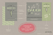 Caboodle dingbat typeface, a Symbol Font by Lisa Glanz (Thumbnail 5 of 6)