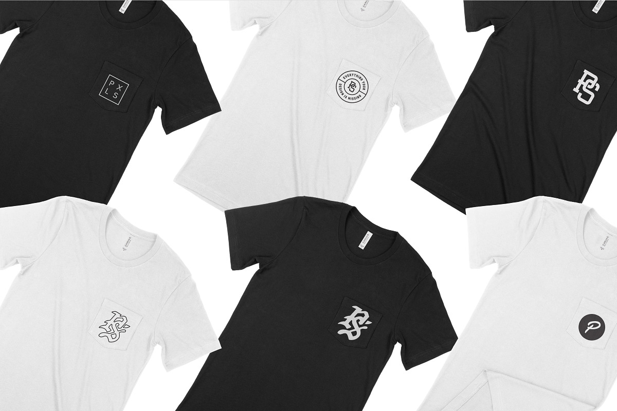 Bella Canvas 3021 Pocket T-Shirt, a Shirt Mockup by Pixel Sauce™ (Photo 2 of 7)