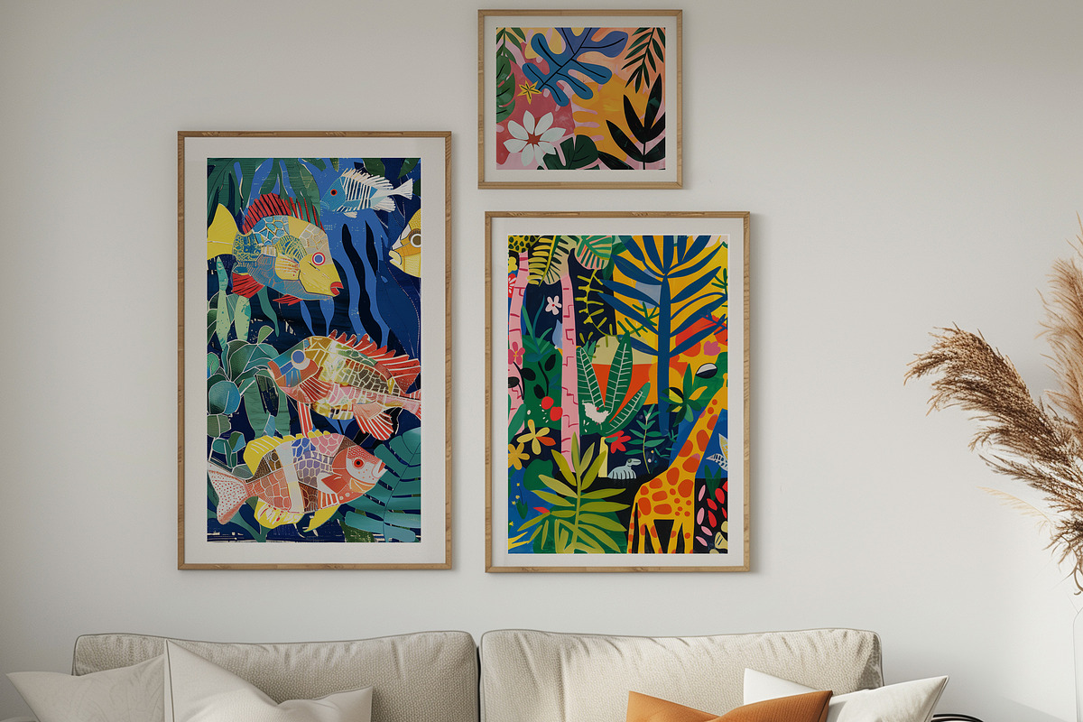 Poster gallery. Matisse 91, a Decorative Illustration by Chikovnaya (Photo 2 of 16)