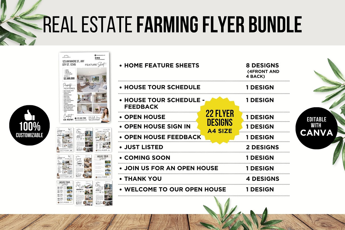 Real Estate Farming Bundle Canva preview 4