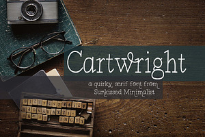 Cartwright | A fun typewriter font