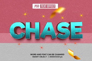 Chase Text Effect Style