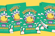 Bowling Tournament Flyer Template, a Flyer Template by Tiptop Graphic (Thumbnail 4 of 5)