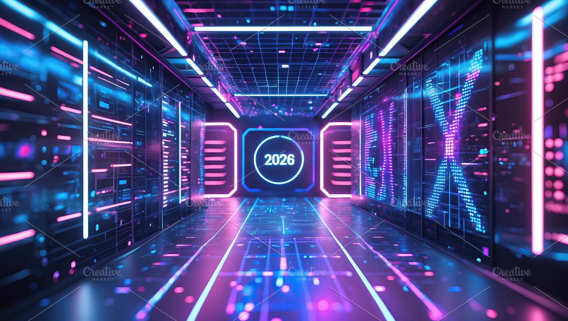 Futuristic 2026 Digital Design with, a Technology Photo by Perpis