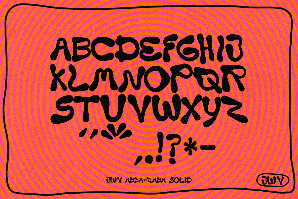 JWV - ABBA ZABA, a Handwritten Font by Jordan Warren Visuals (Photo 3 of 10)