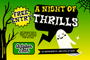 Haunted Letters is a Halloween font, a Handwritten Font by Brown Cupple (Thumbnail 2 of 11)