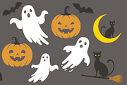 Cute Halloween vector illustration, a Seasonal Illustration by Yayasya (Thumbnail 2 of 3)