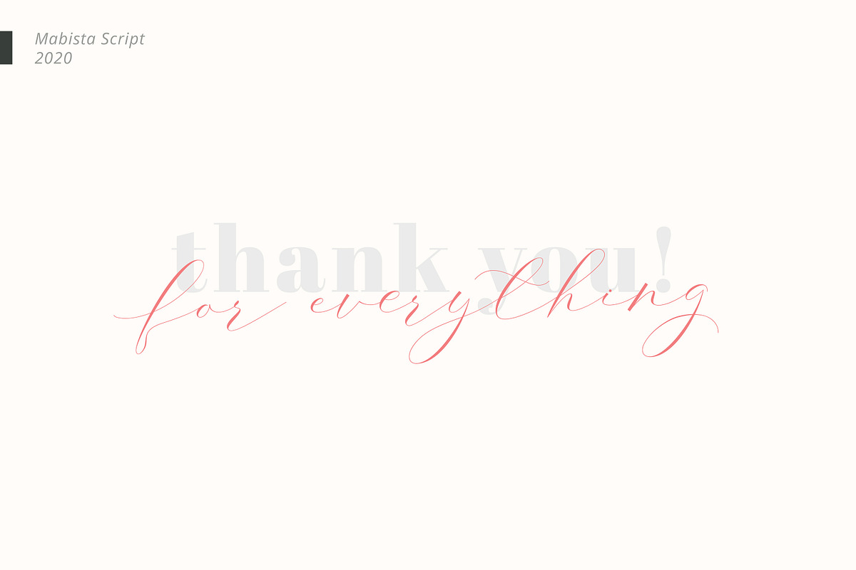 Mabista Script, a Script Font by Stipline Studios (Photo 8 of 8)