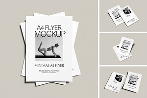 A4 Flayer Mockup, an Advertising Mockup by Twins_studio926
