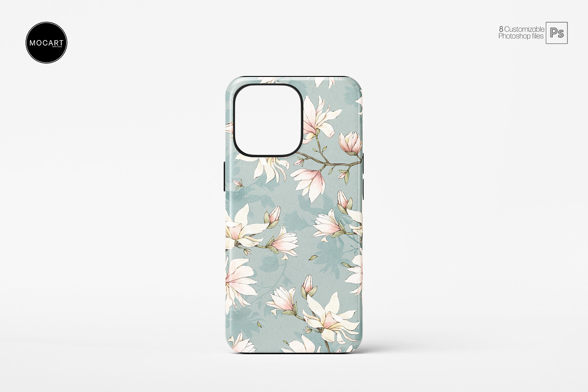 iPhone 13-14 Pro Tough Case Mockup, a Wearable Device Mockup by Mocart (Photo 2 of 11)