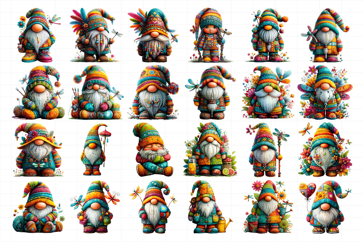 Gnome Dragonfly Clipart, an Illustration by Daily.Designs (Photo 5 of 5)