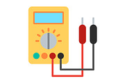 Voltmeter Flat Icon, a Duotone Icon by Pexelpy (Thumbnail 1 of 2)