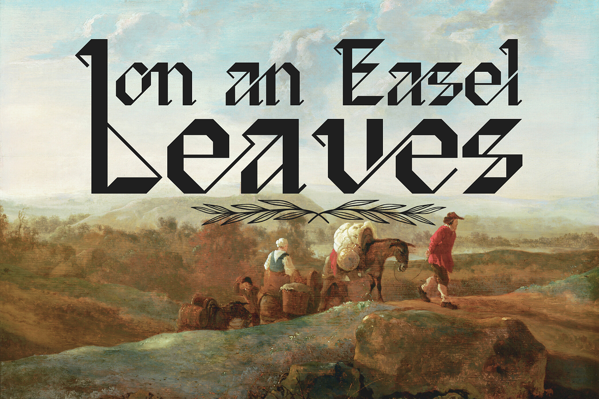 Classical Garments Font, a Blackletter Font by 177Studio (Photo 5 of 9)
