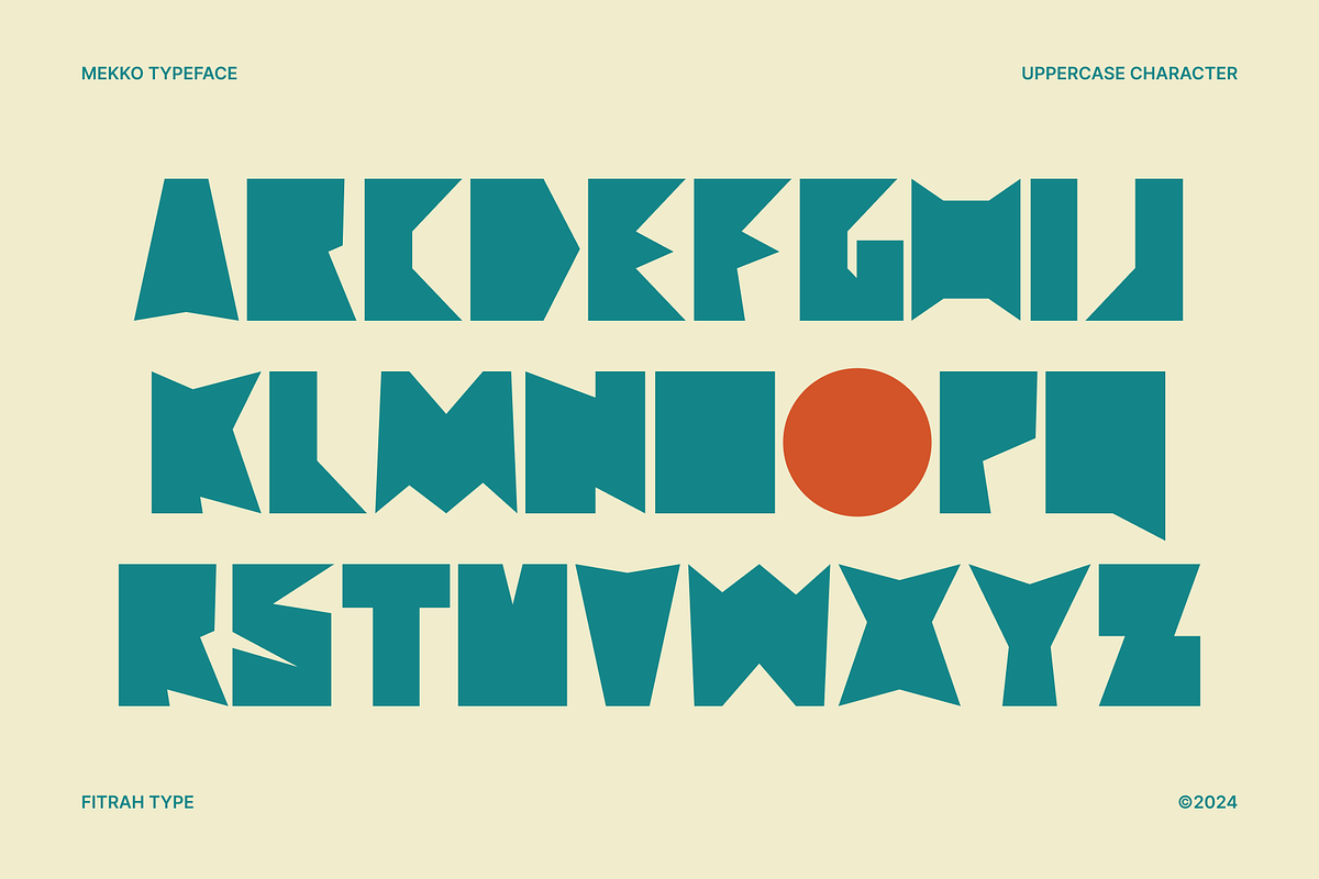 Mekka Typeface, a Font by Fitrah Type (Photo 2 of 12)