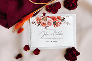 Scarlet bouquet - watercolor set, a Seasonal Illustration by Youksy (Thumbnail 5 of 13)
