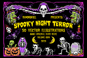 THE SPOOKY NIGHT TERROR ILLUSTRATION, an Illustration by Ramoniskull (Thumbnail 1 of 6)