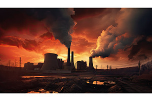 pollution rock Cement Factory ai, an Industrial Photo by pikepicture