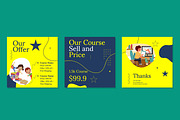 Learn Education Course Media Post, an UI Kit Template by CreativeShaper (Thumbnail 3 of 3)