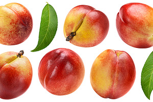 Peach isolated on white background, a Food & Drink Photo by Max Lashcheuski