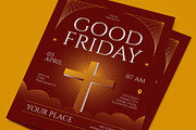 Good Friday Flyer, a Flyer Template by graphicook (Thumbnail 2 of 3)