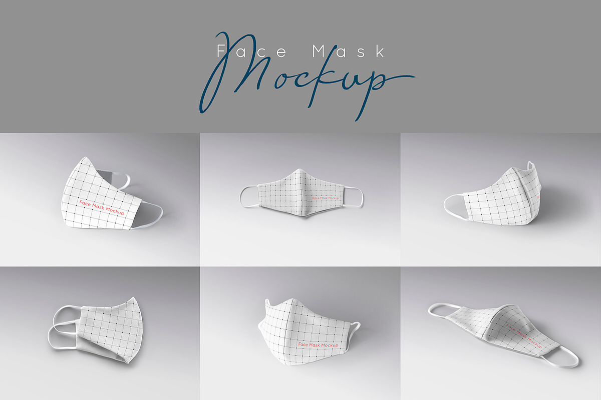 Face Mask Mockup v3, a Household Mockup by 2dsight (Photo 11 of 11)