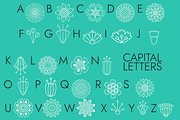 Flowerose Dingbats Font, a Symbol Font by Minimalartstudio (Thumbnail 3 of 3)